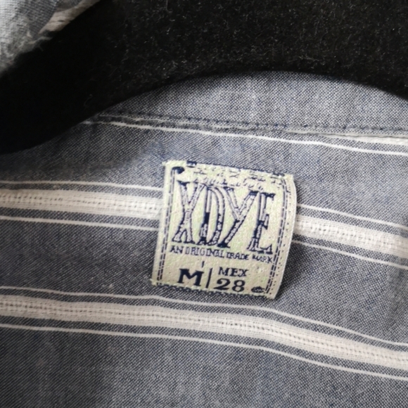 Chambray striped button down shirt - Picture 8 of 12